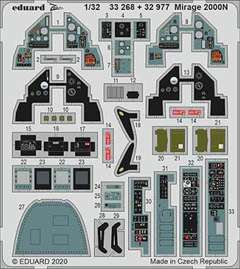 Eduard 33268 1/32 Mirage 2000N (KITTYH)