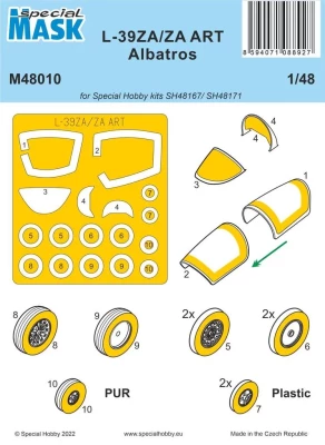 Special Hobby M48010 Mask L-39ZA/ZA ART Albatros (SP.HOBBY) 1/48