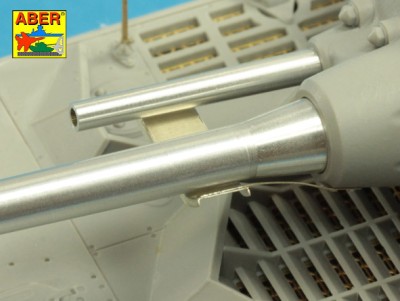 Aber 35 L-225 Set of barrels for Maus V-2 WWII German Super Heavy Tank (designed to be used with Takom kits) 1/35