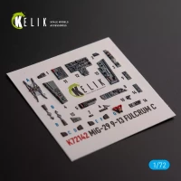 Reskit K72142 MiG-29 Fulcrum-C 9-13 interior 3D (GWH) 1/72
