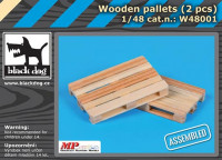 BlackDog W48001 Wooden palets (2 pcs.) 1/48