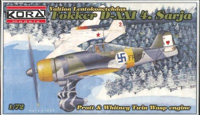 Kora Model 7205 Fokker DXXI SARJA 1/72