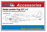 AML AMLA32014 Radar Aerials FuG 217 J-1 (Fw190A, Bf 109G/K) 1/32