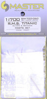 Master SM-700-060 1/700 R.M.S. Titanic (Olympic&Britannic) Masts set