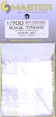 Master SM-700-060 1/700 R.M.S. Titanic (Olympic&amp;Britannic) Masts set