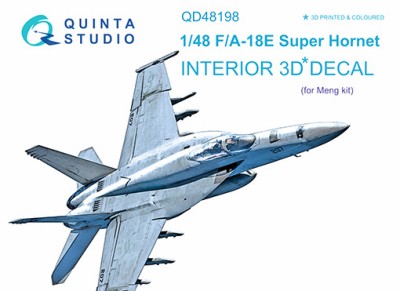 Quinta Studio QD48198 F/A-18E (для модели Meng) 1/48
