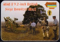 Strelets STRA012 9.2-inch British Siege Howitzer with Crew in Winter Uniform (WWI) 1/72