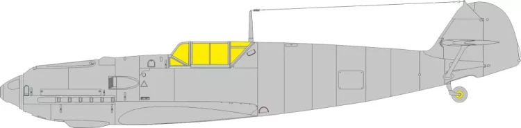 Eduard JX329 Mask Bf 109E TFace (EDU) 1/32
