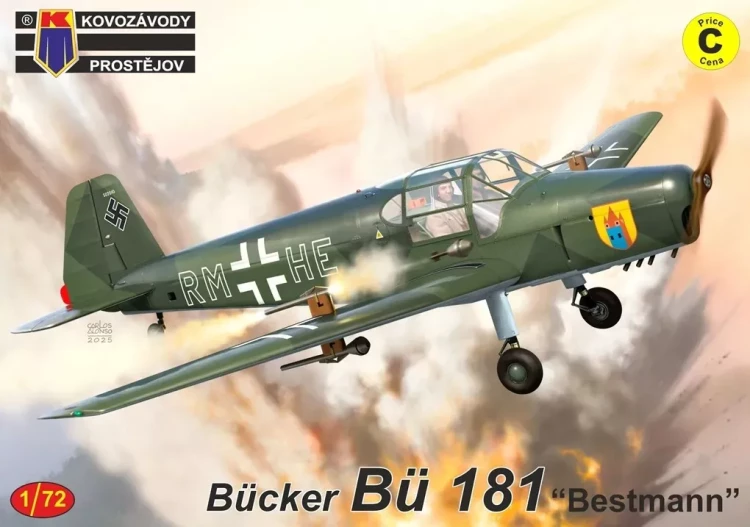 Kovozavody Prostejov 72511 Bucker Bu 181 'Bestmann' (4x camo) 1/72