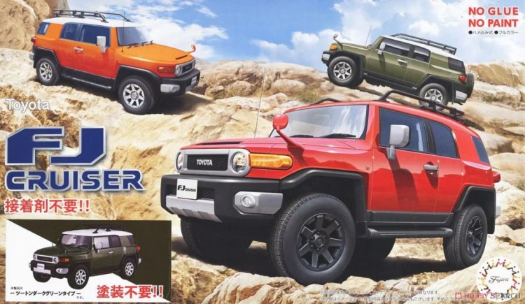 Fujimi F-06639 Toyota FJ Cruiser (Two Tone Dark Green Type) 1/24
