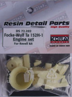 Kora Model DS72202 Focke-Wulf Ta 152H Engine set (REV) 1/72