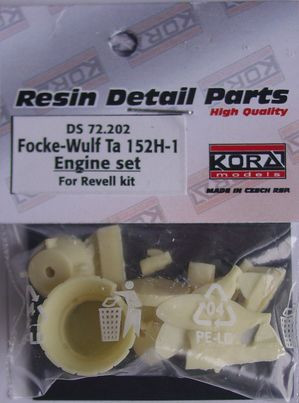 Kora Model DS72202 Focke-Wulf Ta 152H Engine set (REV) 1/72
