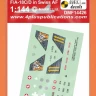 4+ Publications DMF14426 Decals F/A-18C/D Hornet in Swiss AF 1/144