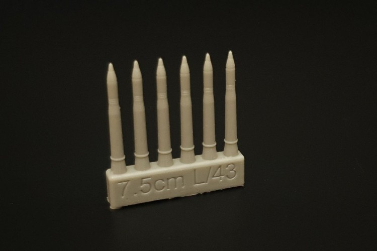 Hauler 72149 7,5cm L/43 ammo for Pz.IV ausf.G/H/J (resin) 1/72