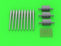 Master SM-350-074 USS Indianapolis CA-35 (1945) armament - 8in (9pcs), 5in (8pcs) barrels with resin trunnion - fits Trumpeter model