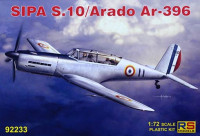 Rs Model 92233 SIPA S.10/Arado Ar-396 (4x camo) 1/72