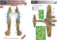 Lf Model M72117 Mask Avro Anson Mk.I Camo painting Pattern B 1/72