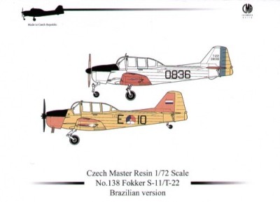CZECHMASTER CMR-72138 1/72 Fokker S-11/T-22 Brazilian version