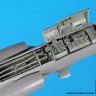 Black Dog A48104 F-104 spine (KIN) 1/48