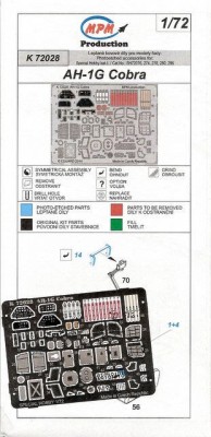 MPM K72028 AH-1G Cobra - Detail PE set (SP.HOBBY) 1/72