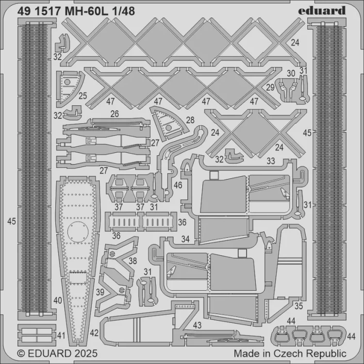 Eduard 491517 SET MH-60L (ICM) 1/48