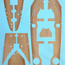 Print Scale 3D350-001 3D printed wooden decks for Hobby Boss “Dunkerque” 1/350