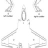 New Ware NWA-M1279 Mask F-35C Lightning II CAMOUFLAGE (TAM) 1/48