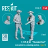 Reskit F48072 F-105 F,G 'Thunderchief' male pilots stand.p. 1/48