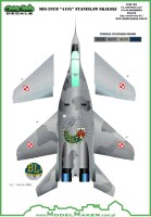 Model Maker Decals D48055 Mikoyan MiG-29UB "4105" Stanislaw Skalski 1/48