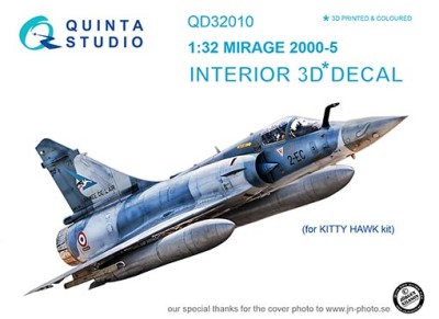 Quinta studio QD32010 Mirage 2000-5 (для модели Kitty Hawk) 1/32