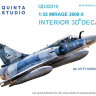 Quinta studio QD32010 Mirage 2000-5 (для модели Kitty Hawk) 3D декаль интерьера кабины 1/32