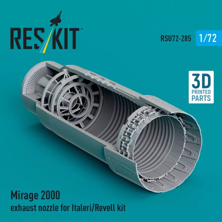 Reskit U72285 Mirage 2000 exh.nozzle (ITAL/REV) 1/72