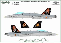 Model Maker Decals D48199 Spanish F/A-18 NATO Tiger Meet 2022 1/48