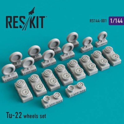 Reskit RS144-0001 Tu-22 wheels set (MIKROMIR) 1/144
