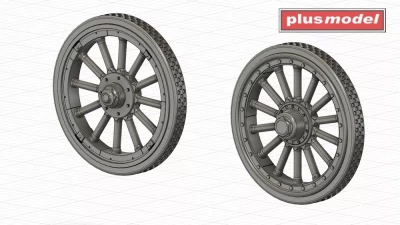 Plusmodel DP3030 Canadian MG carrier wheels pattern A (3D Pr.) 1/35
