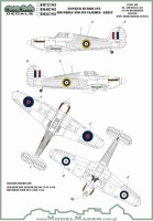 Model Maker Decals IM32703 Hawker Hurricane roundels and fin flashes-EARLY 1/32