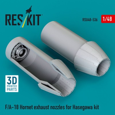 Reskit U48536 F/A-18 Hornet exhaust nozzles (HAS) 1/48
