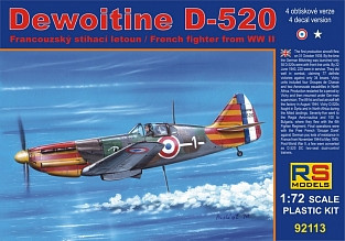 RS Model 92113 Dewoitine D-520 Vichy 1/72
