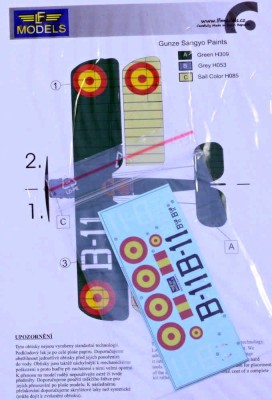 Lf Model C44128 Bristol F.2b over Spain (VALOM) Pt.2 декали 1/144
