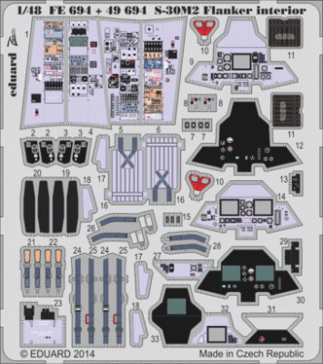 Eduard FE694 S-30M-2 Flanker Interior S.A.