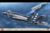 Hasegawa 02488 Самолет F-35 Lightning II (тип B) «Взлетно-посадочные испытания ВМС США VX-23 Kaga» (Limited Edition) 1/72