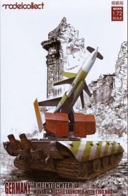 Modelcollect UA72076 German Rheintochter 1 mobile missile launchter with E-100 body 1/72