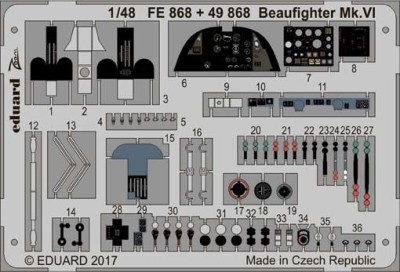 Eduard FE868 Beaufighter Mk.VI 1/48
