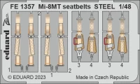 Eduard FE1357 Mi-8MT seatbelts STEEL (TRUMP) 1/48