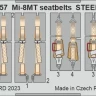 Eduard FE1357 Mi-8MT seatbelts STEEL (TRUMP) 1/48