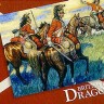 HAT 8033 Napoleonic British Dragoons 12 mounted figures with extra hats for conversion possibilities. 1/72