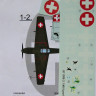 LF Model C4818 Decals Bf 109 over Swiss Part II. (HAS/TAM) 1/48