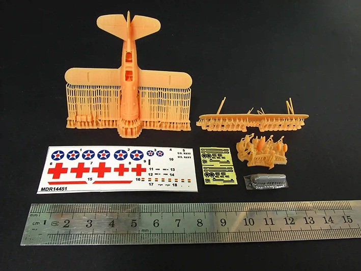 Metallic Details MDR14451 Curtiss SBC-4 Helldiver (3D-Printed) with etched parts and decals 1/144