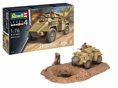 Revell 03289 Британский средний бронеавтомобиль Humber Mk.II (REVELL) 1/76