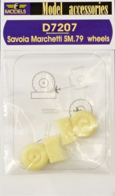 LF Model D7207 Savoia Marchetti SM.79 weighted wheels 1/72